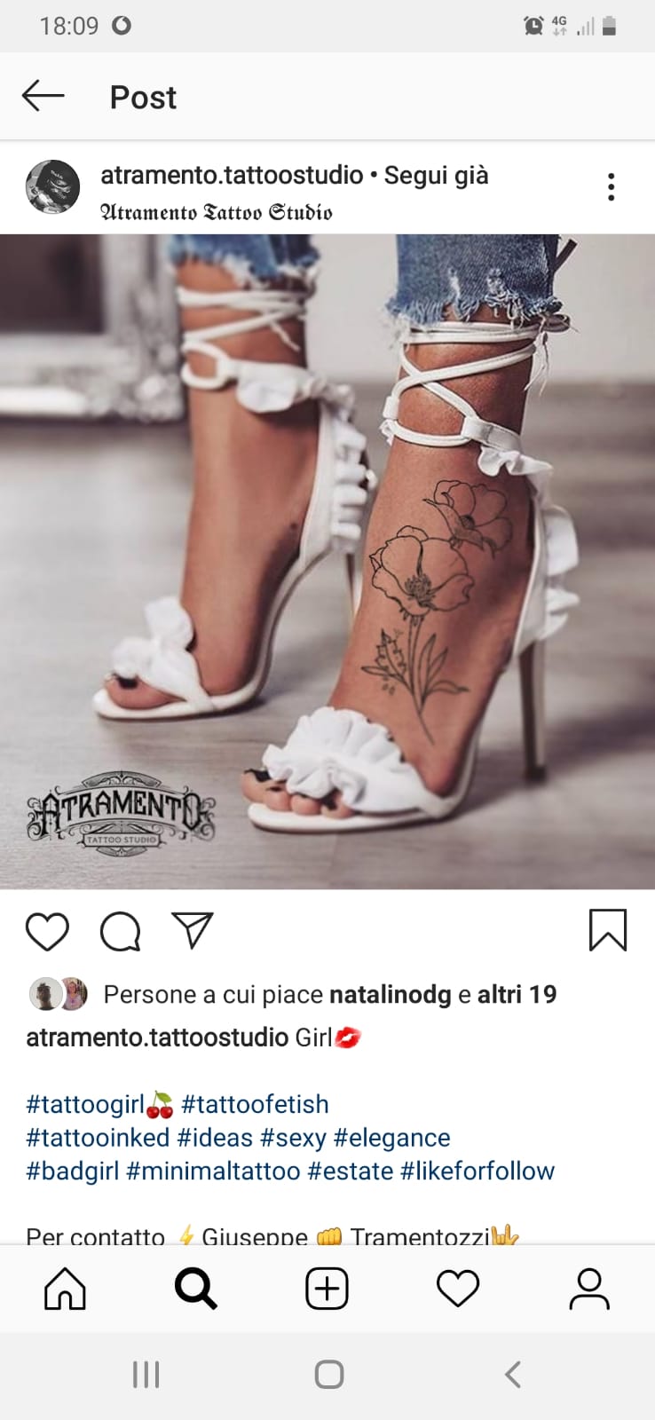 Tattoo Artist Giuseppe Tramentozzi